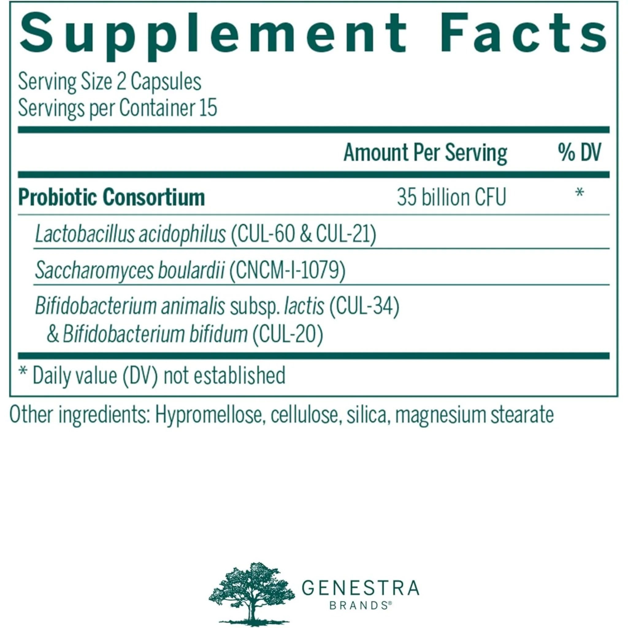 Genestra Brands HMF Travel 30 Veg Caps - Nature's Source Inc