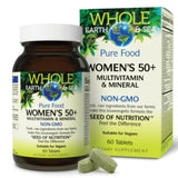 Natural Factors Whole Earth & Sea Women's Multi 50 (60 t) - Nature's Source Inc