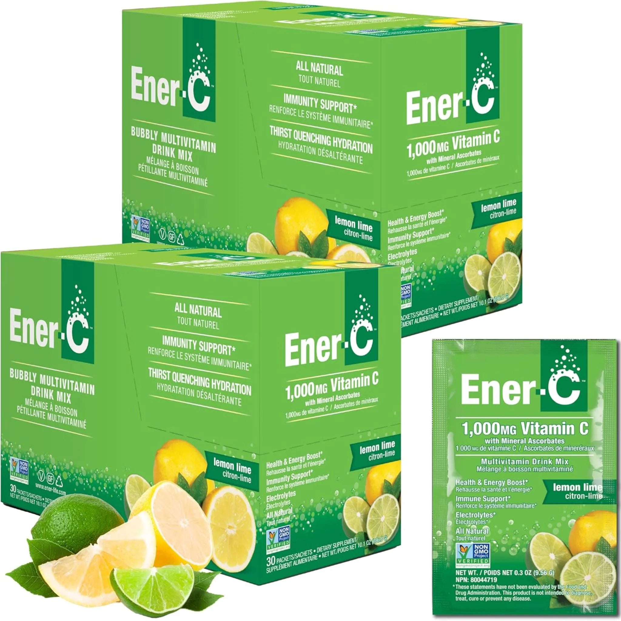 Ener-C Lemon Lime 30 Packets - Nature's Source Inc