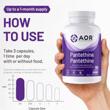 AOR Pantethine 90 Veg-Caps