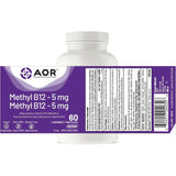 AOR Methyl B12 - 5mg 60 Lozenges - Nature's Source Inc