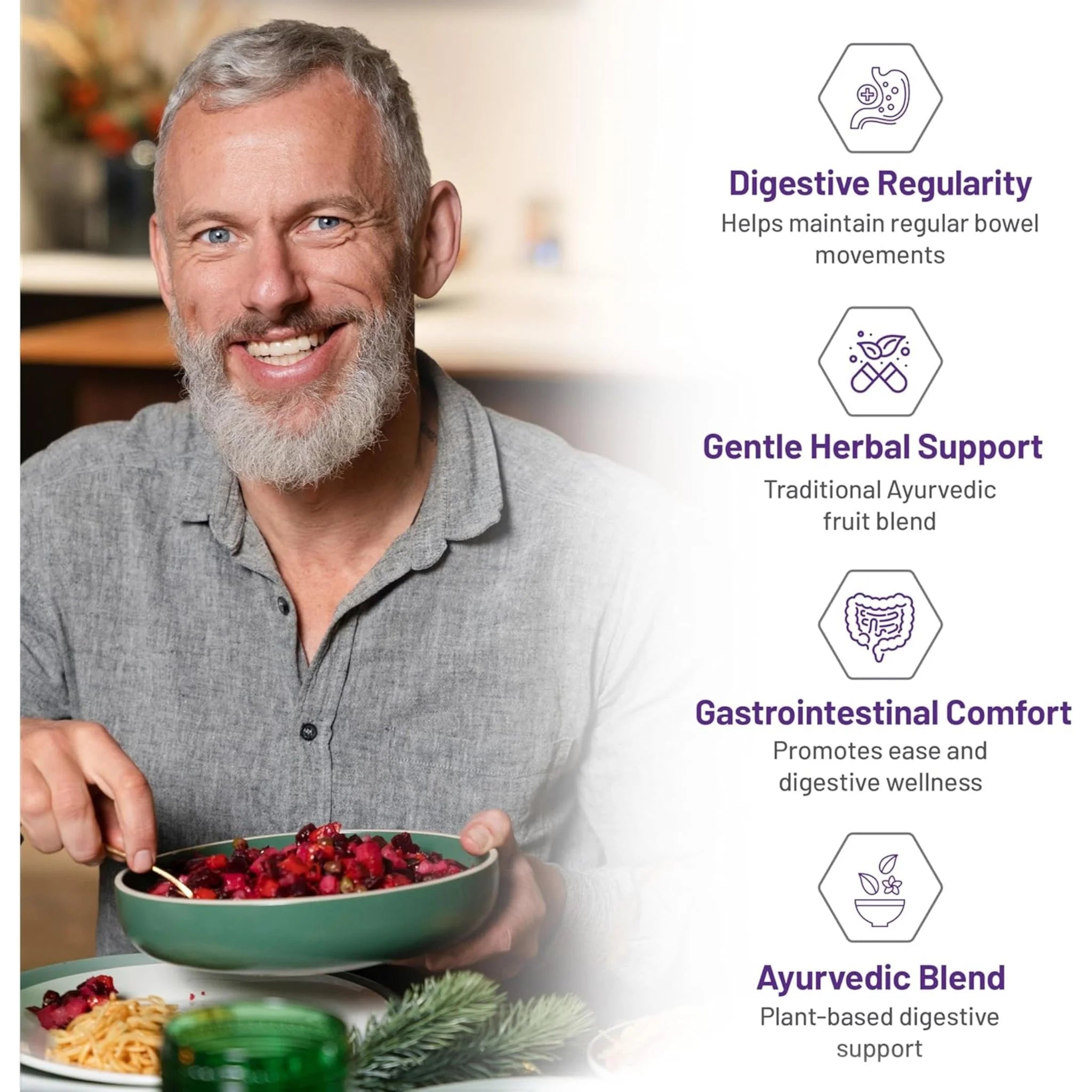 AOR Triphlax 750mg 100 Vegan Capsules