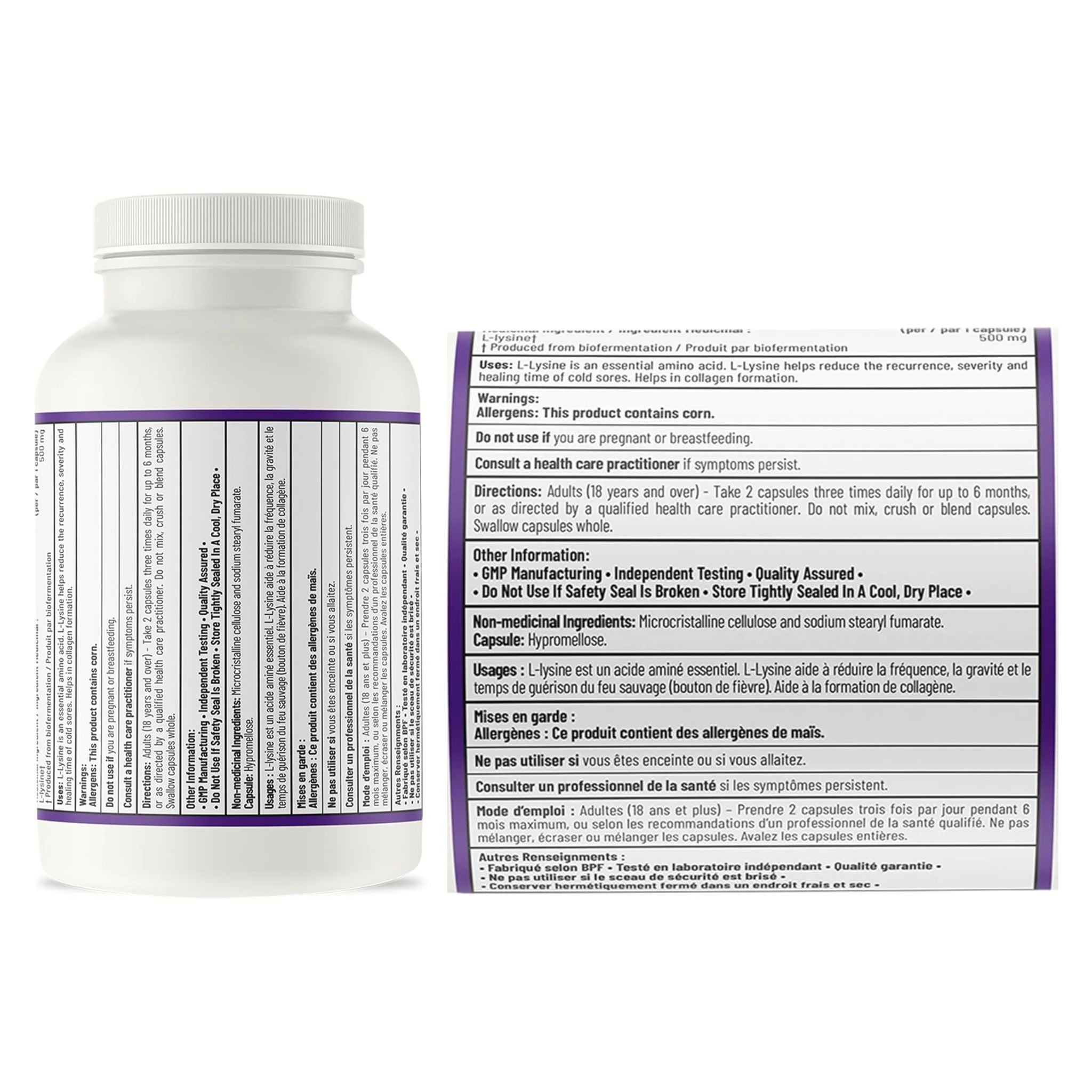 AOR L-Lysine 150 Veg-Caps