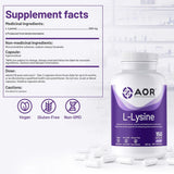 AOR L-Lysine 150 Veg-Caps