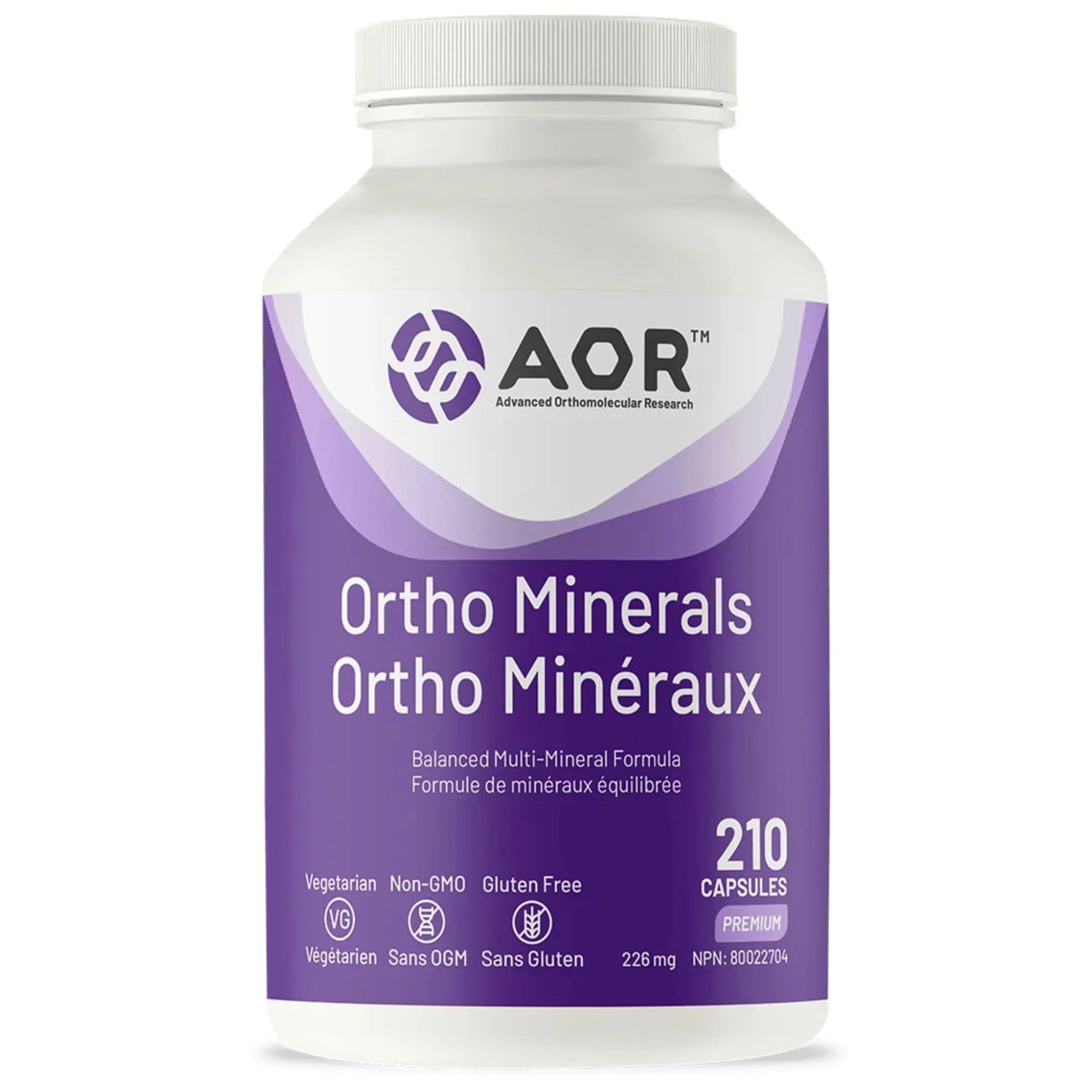 AOR Ortho Minerals 210 Capsules