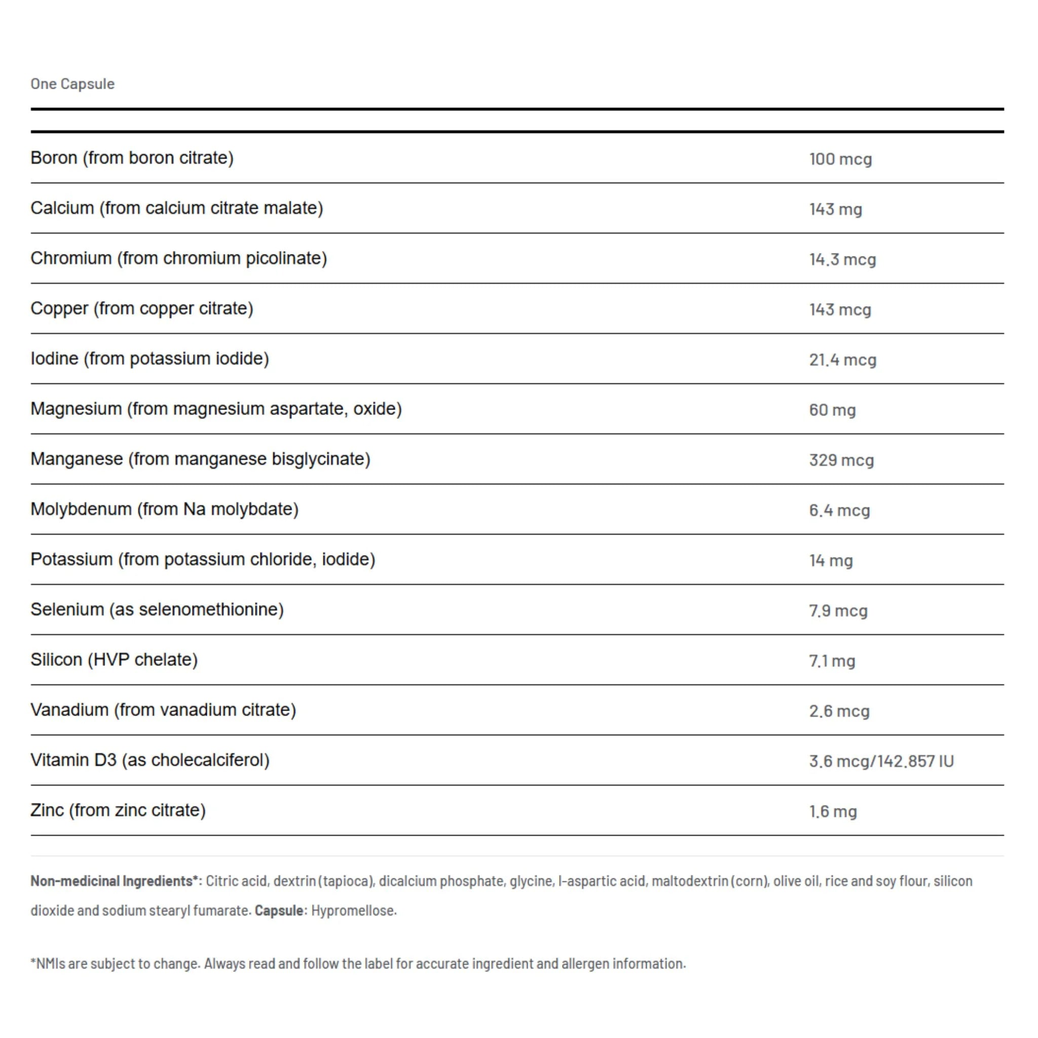 AOR Ortho Minerals 210 Capsules