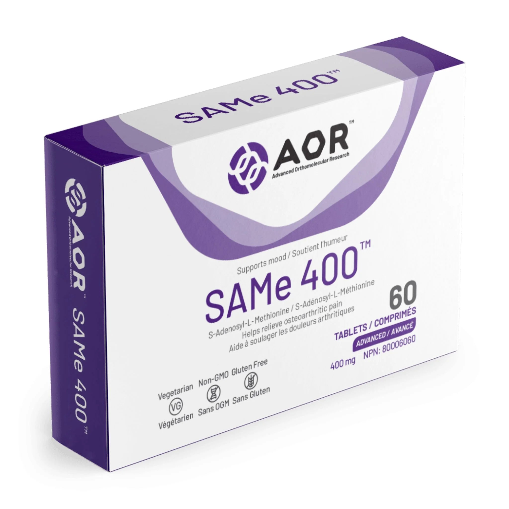 AOR SAMe 60 Tablets - Nature's Source Inc