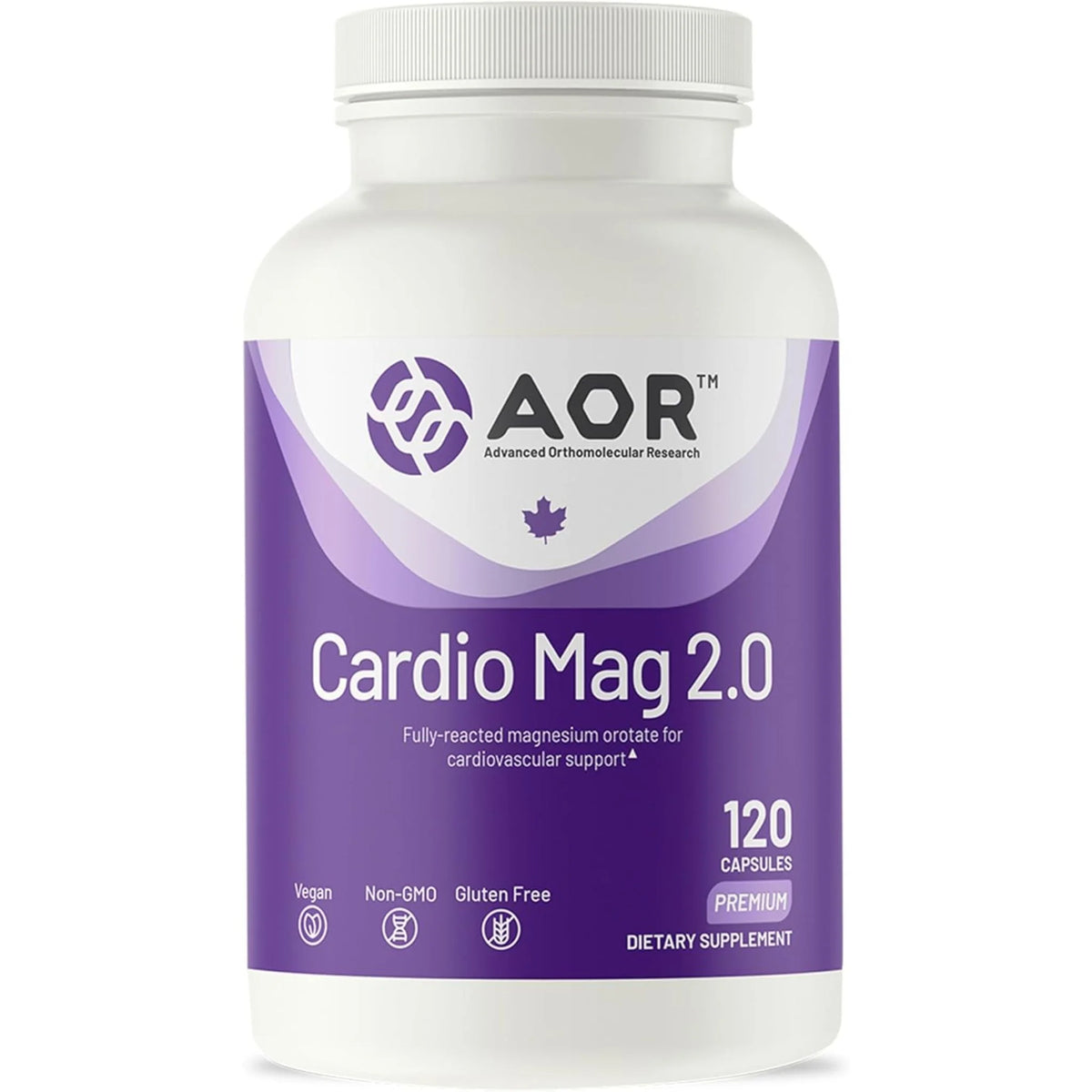 AOR Cardio Mag 2.0 120 Veg-Caps