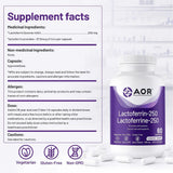 AOR Lactoferrin 250mg 60 Vegan Capsules