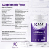AOR Multi Basics 3, 180 Vegan Capsules - Nature's Source Inc