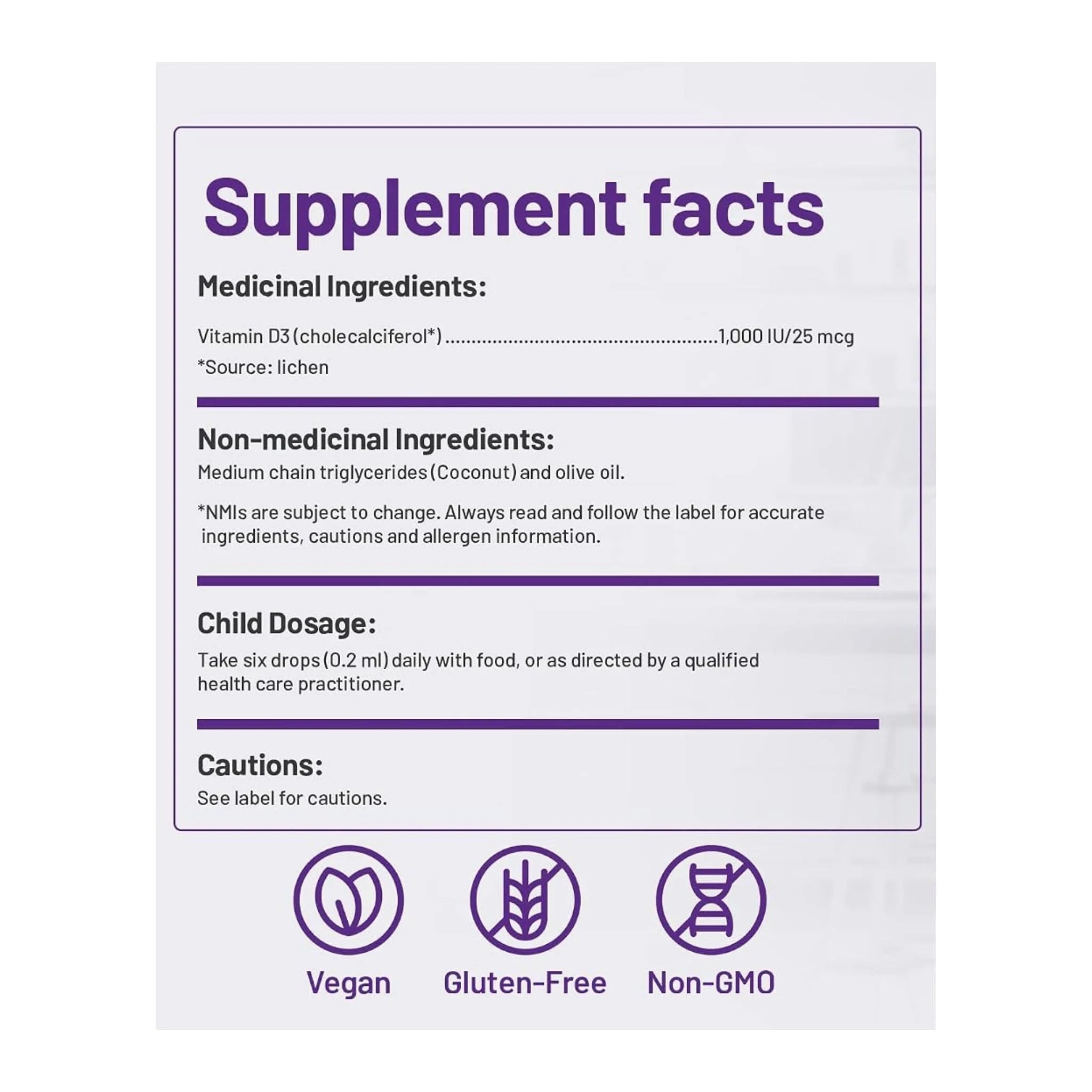 AOR Vitamin D3 Liquid (Adult) 50 ml