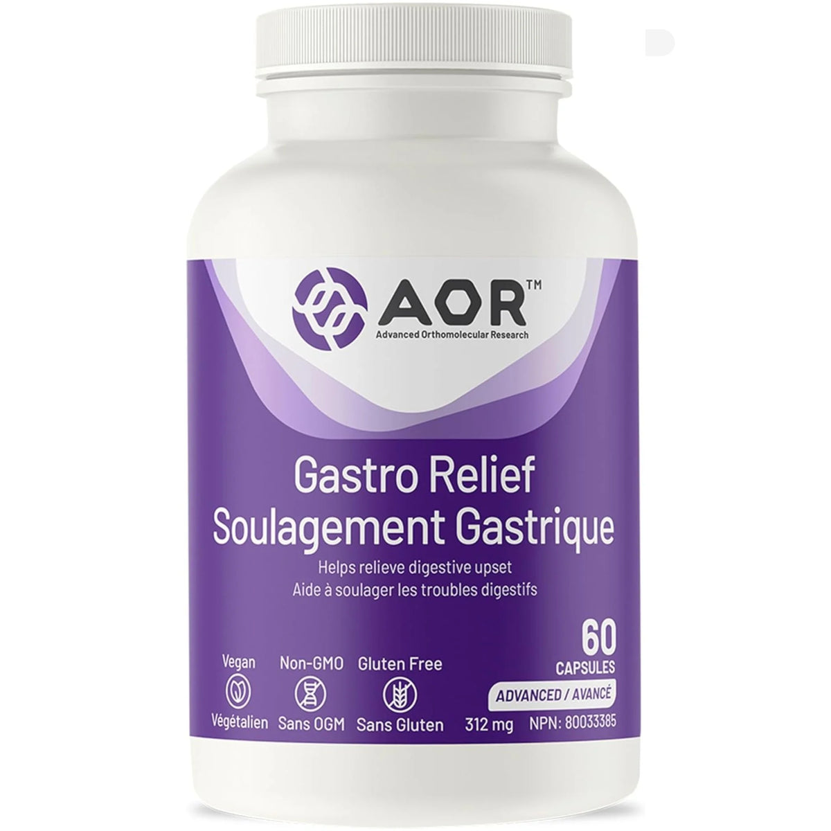 AOR Gastro Relief 60 Veg-Caps