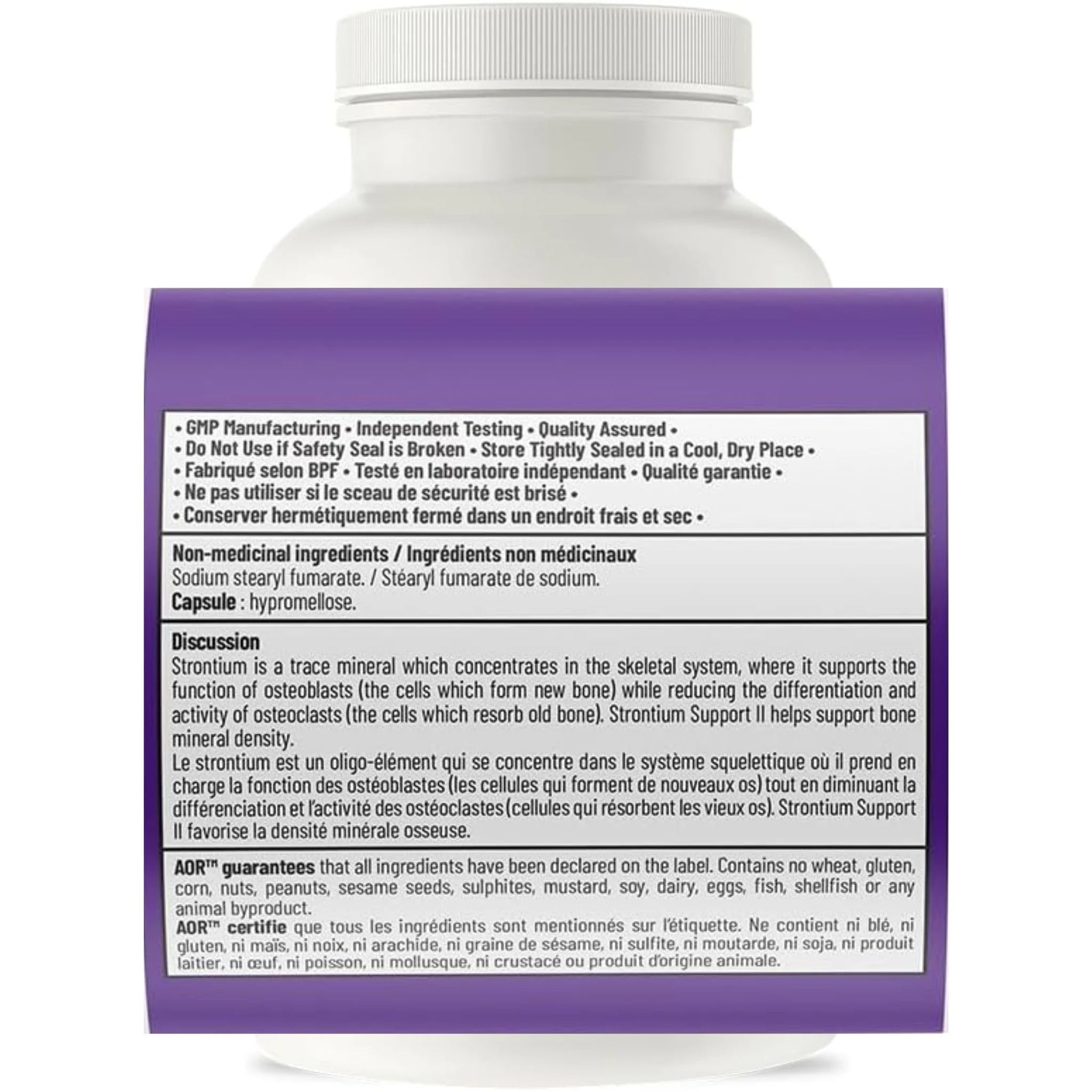 AOR Strontium Support II 120 Veg-Caps