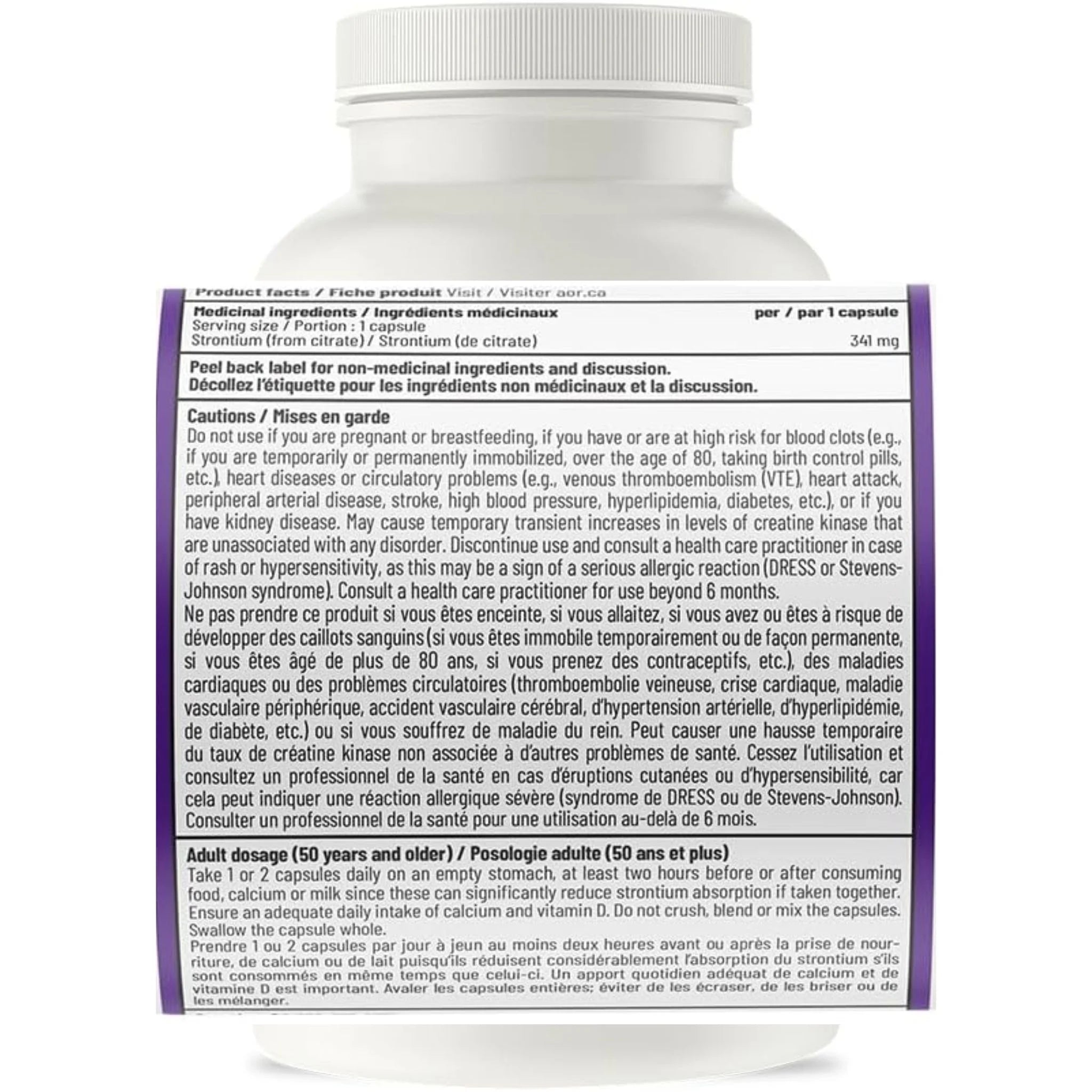 AOR Strontium Support II 120 Veg-Caps