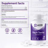 AOR Mag K Taurine 90 Veg-Caps