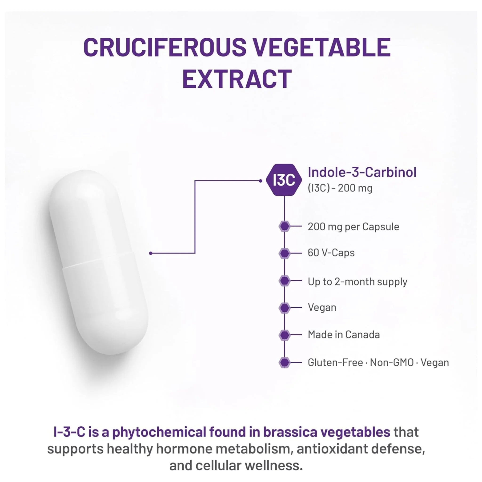 AOR I-3-C 200mg 60 Vegan Capsules