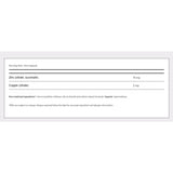 AOR Zinc Copper Balance 17mg, 100 Vegan Capsules - Nature's Source Inc