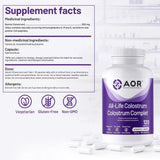 AOR All Life Colostrum, 120 Vegan Capsules