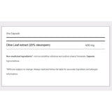 AOR Olive Leaf Extract 60 Veg-Caps - Nature's Source Inc