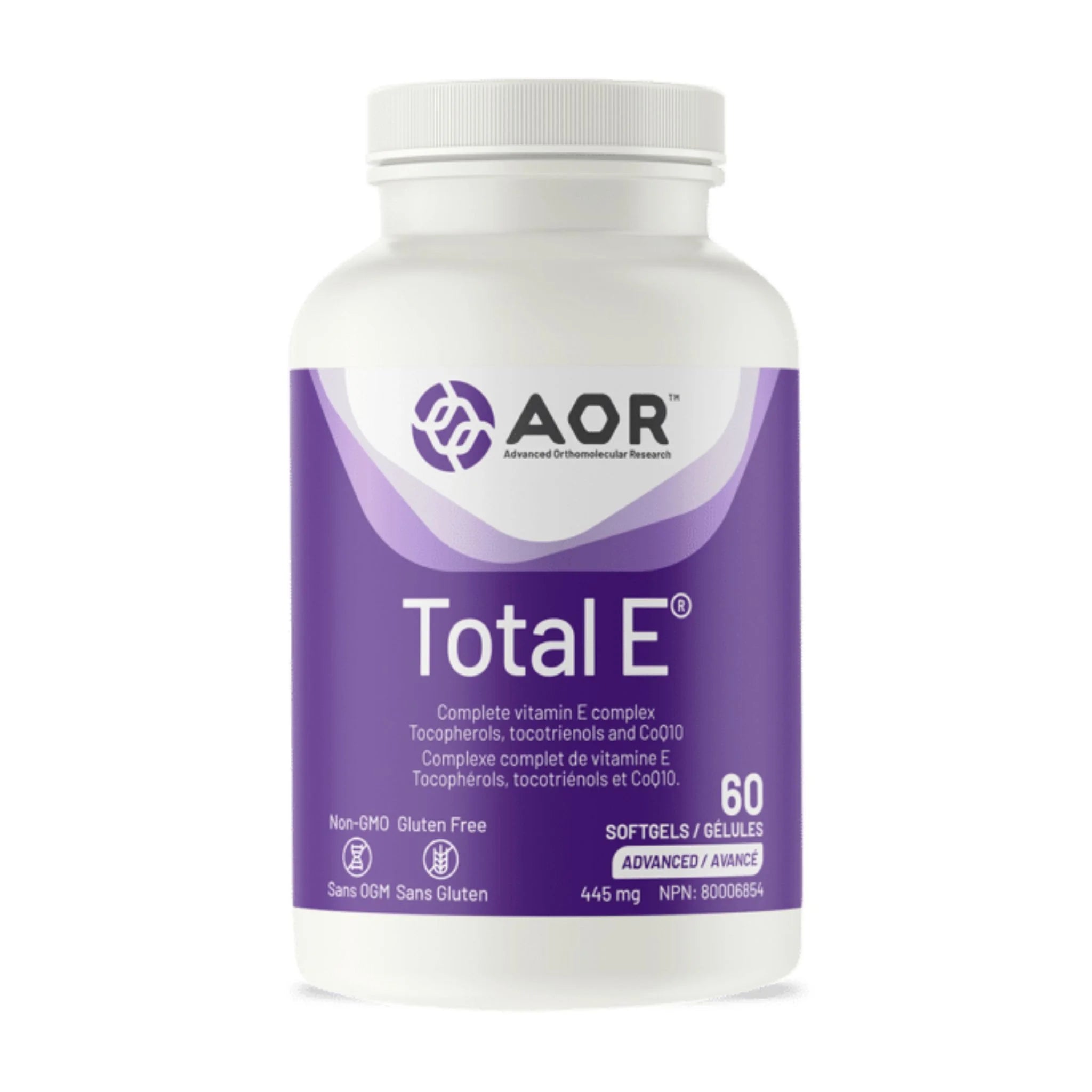 AOR Total E 60 Softgels - Nature's Source Inc