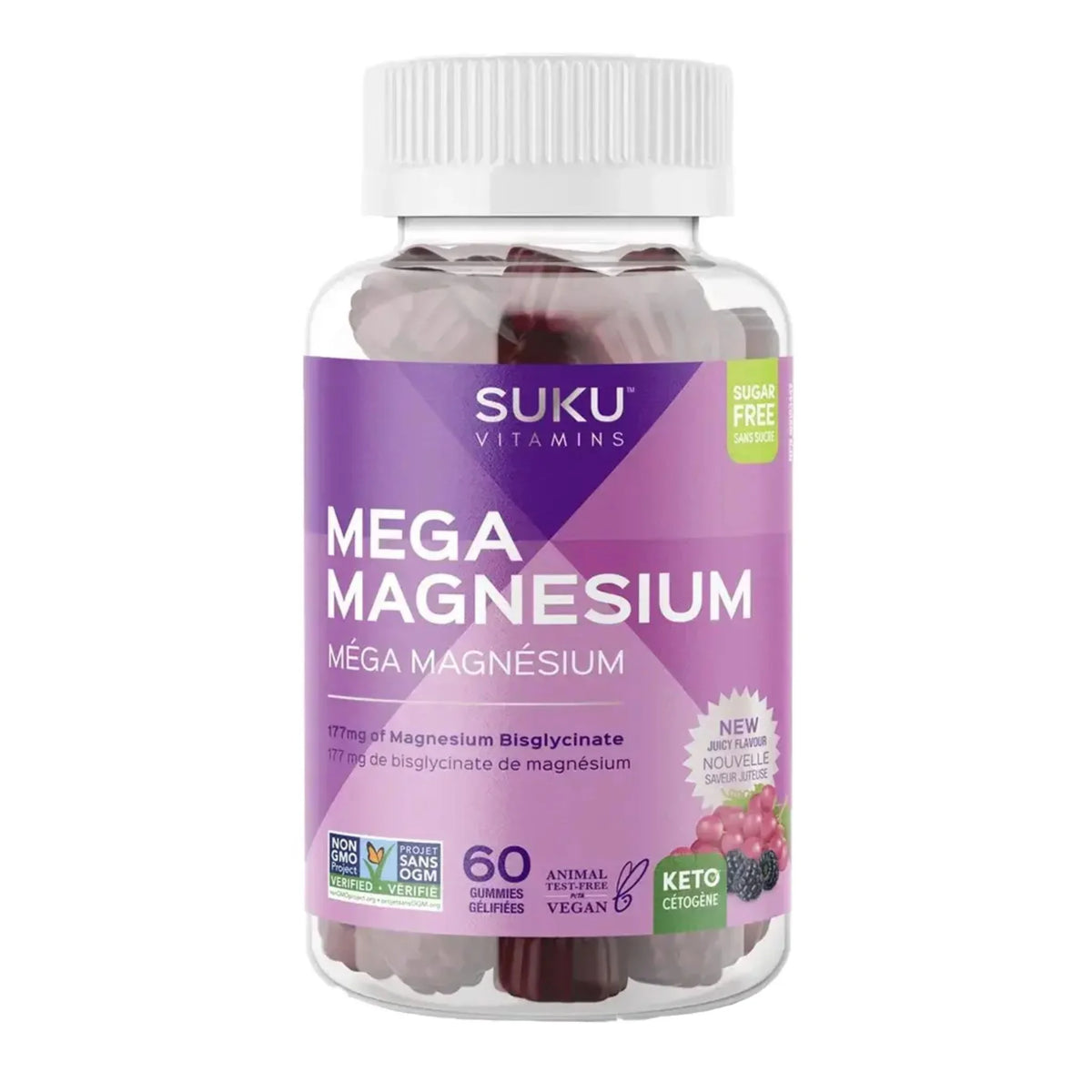 Suku Mega Magnesium 60 Gummies - Nature's Source Inc