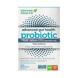 Genuine Health Advanced Probiotic High Potency - 20 Vegan Capsules - Nature's Source Inc