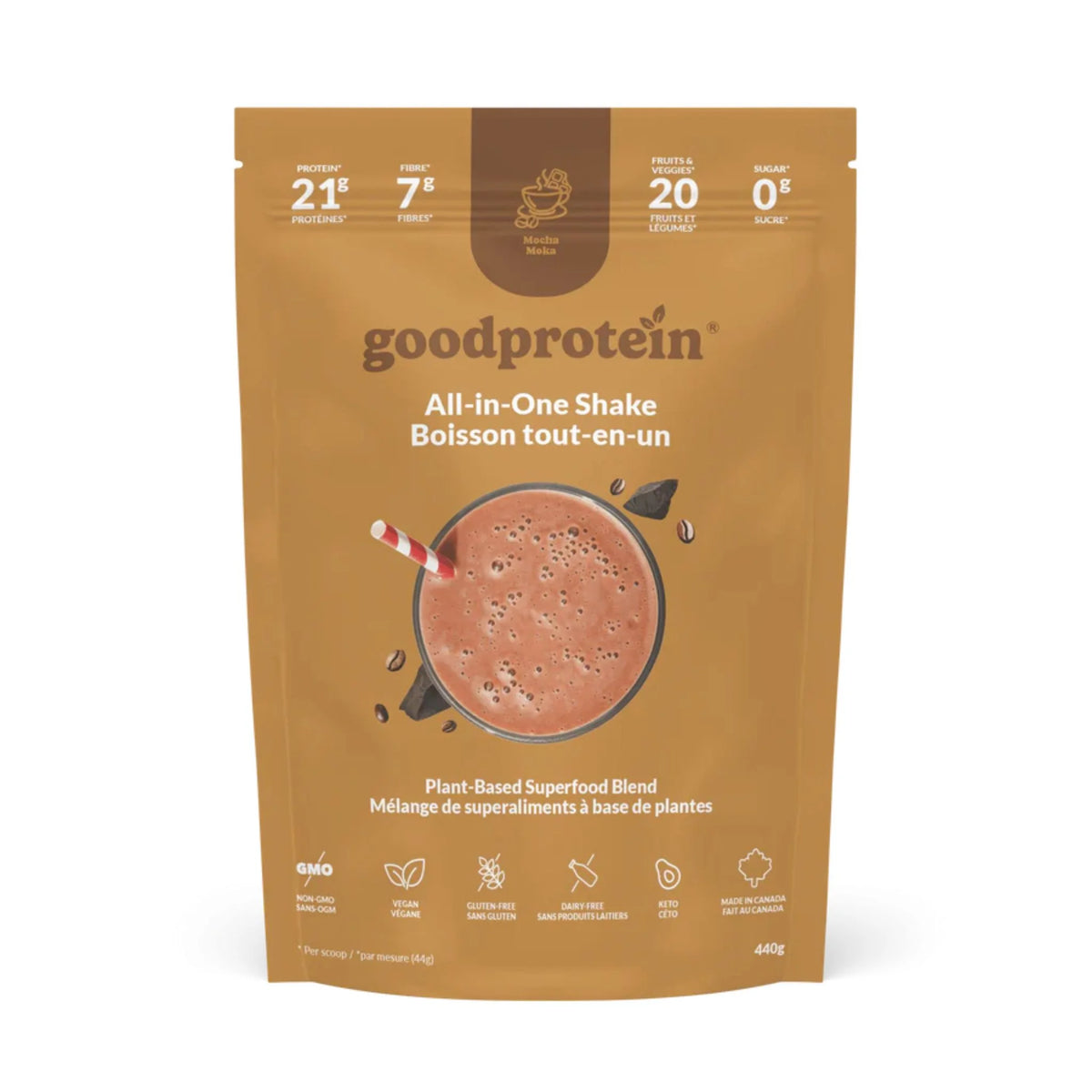 Good Protein Mocha 440g - Nature's Source Inc
