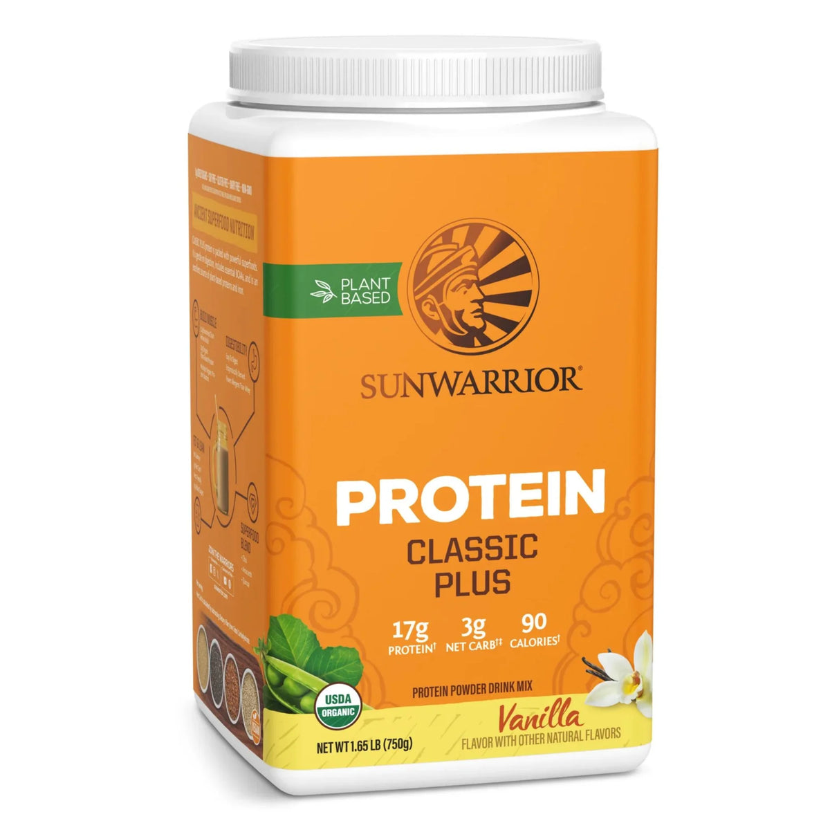 Sunwarrior Classic Plus Protein Vanilla 750g - Nature's Source Inc