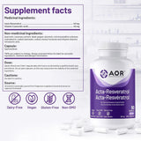 AOR Acta Resveratrol 90 Veg-Caps - Nature's Source Inc