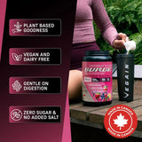 VEGAIN SURGE Clear Vegan Isolate Summer Berry Lemonade 454g - Nature's Source Inc