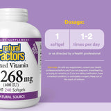 Natural Factors Vitamin E 400IU 240sg