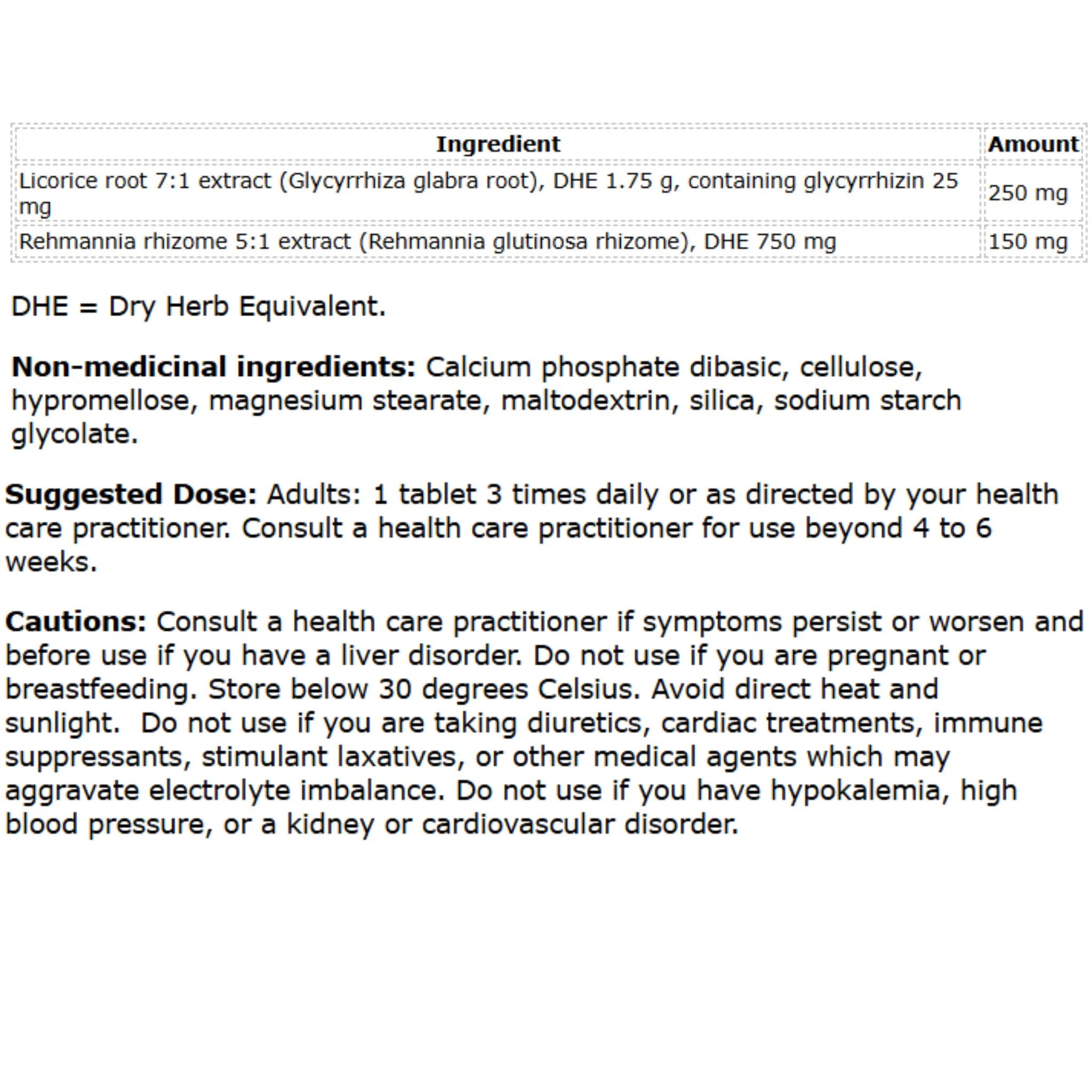 MediHerb AdrenoCo 60 Capsules - Nature's Source Inc