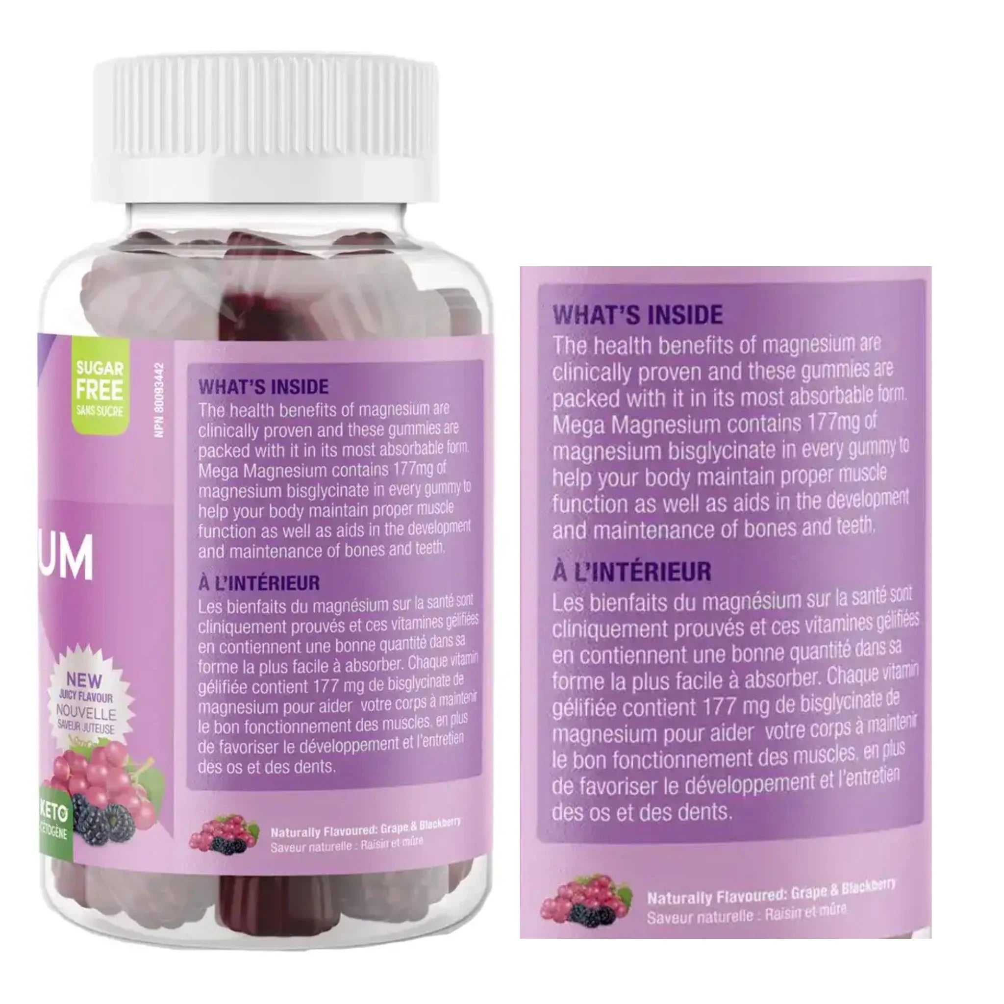 Suku Mega Magnesium 60 Gummies - Nature's Source Inc