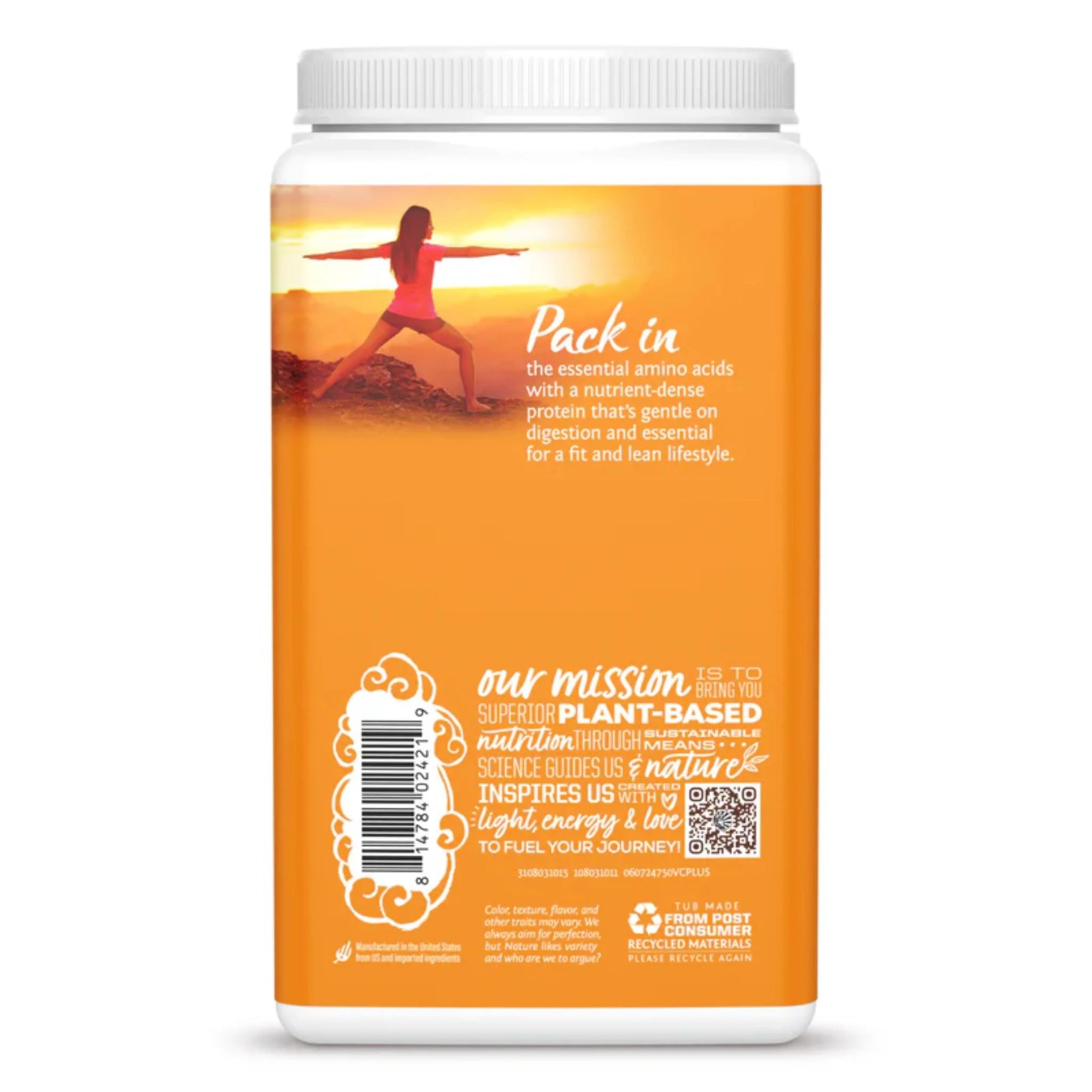 Sunwarrior Classic Plus Protein Vanilla 750g - Nature's Source Inc