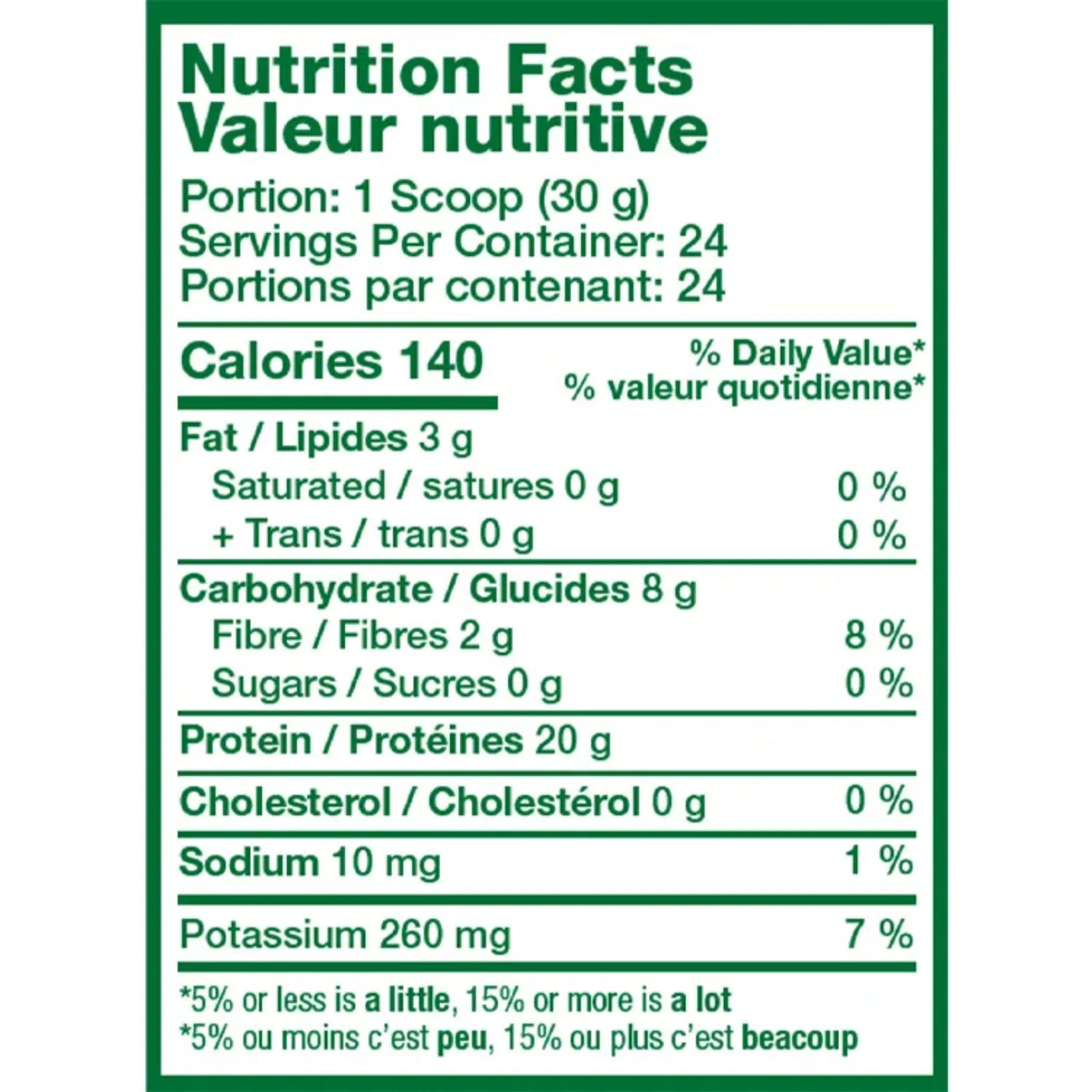 Ergogenics Nutrition Plant Protein Dark Chocolate 720g - Nature's Source Inc