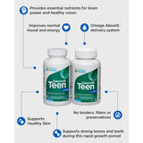 Platinum Naturals Easymulti Teen (Men Multivitamin) 120 Softgels - Nature's Source Inc