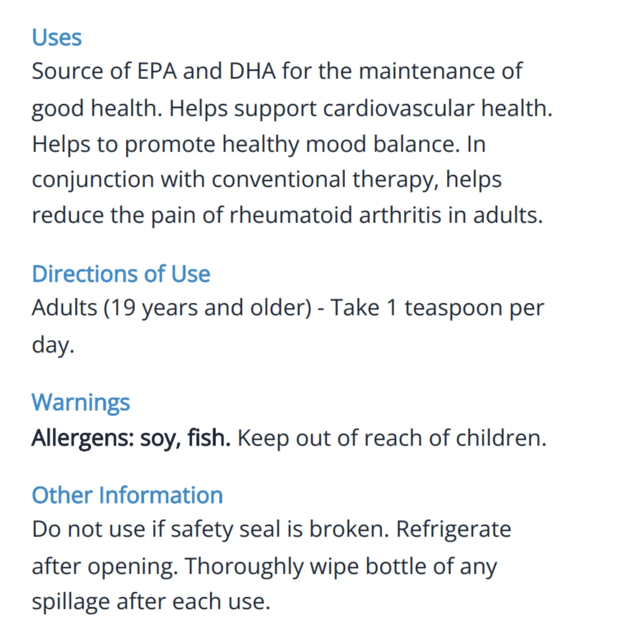 Cyto-Matrix Omega·D3 Liquid Forte 230ml