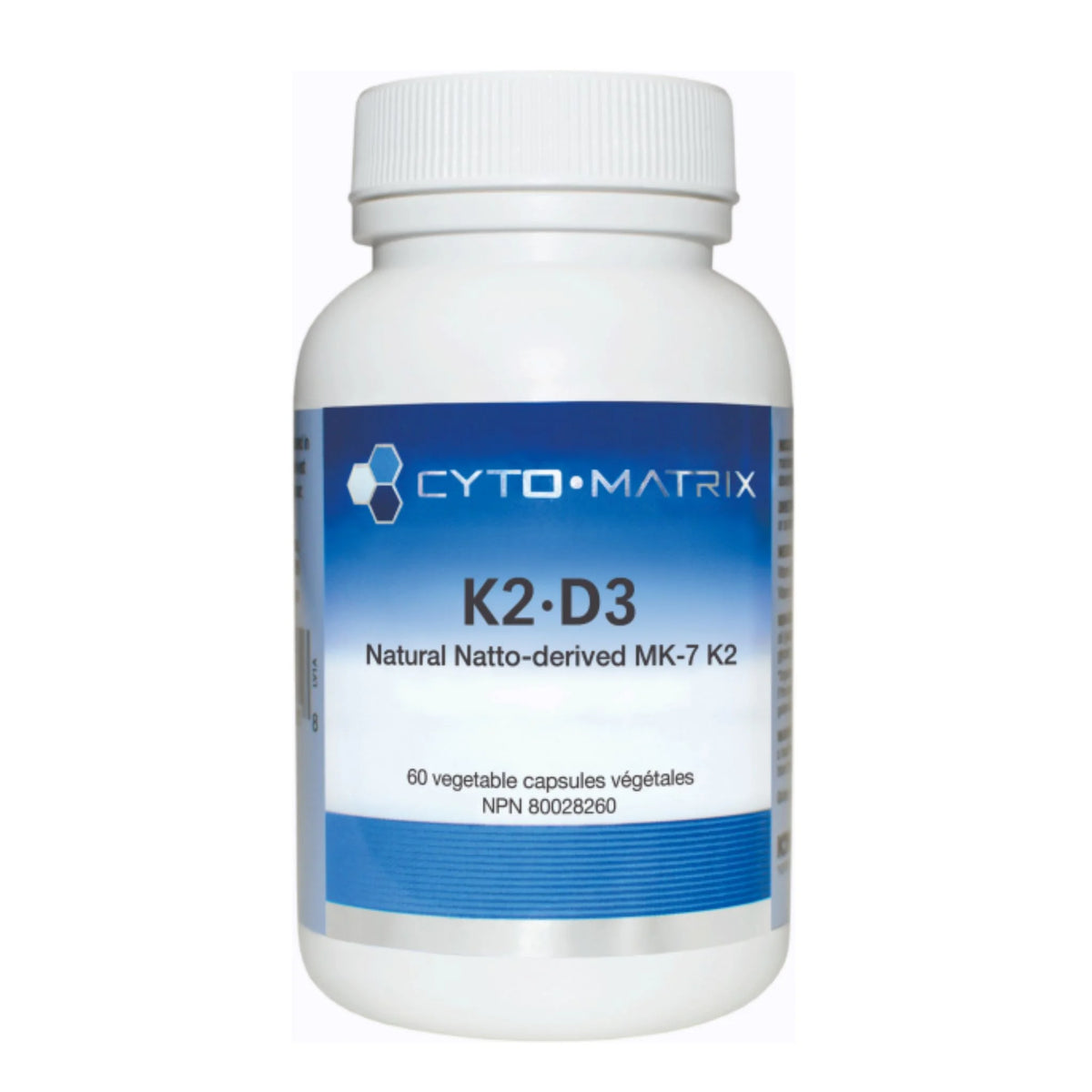 Cyto-Matrix K2 D3 60 Vegetable Capsules