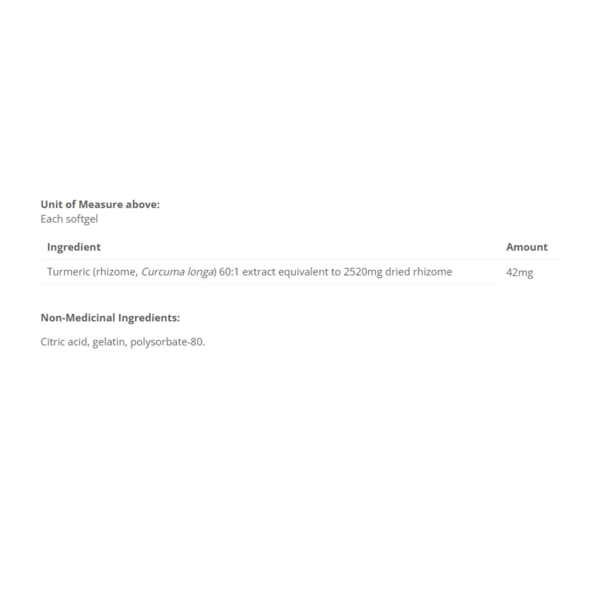 Cyto - Matrix Curcummatrix 90 Softgels - Nature's Source Inc