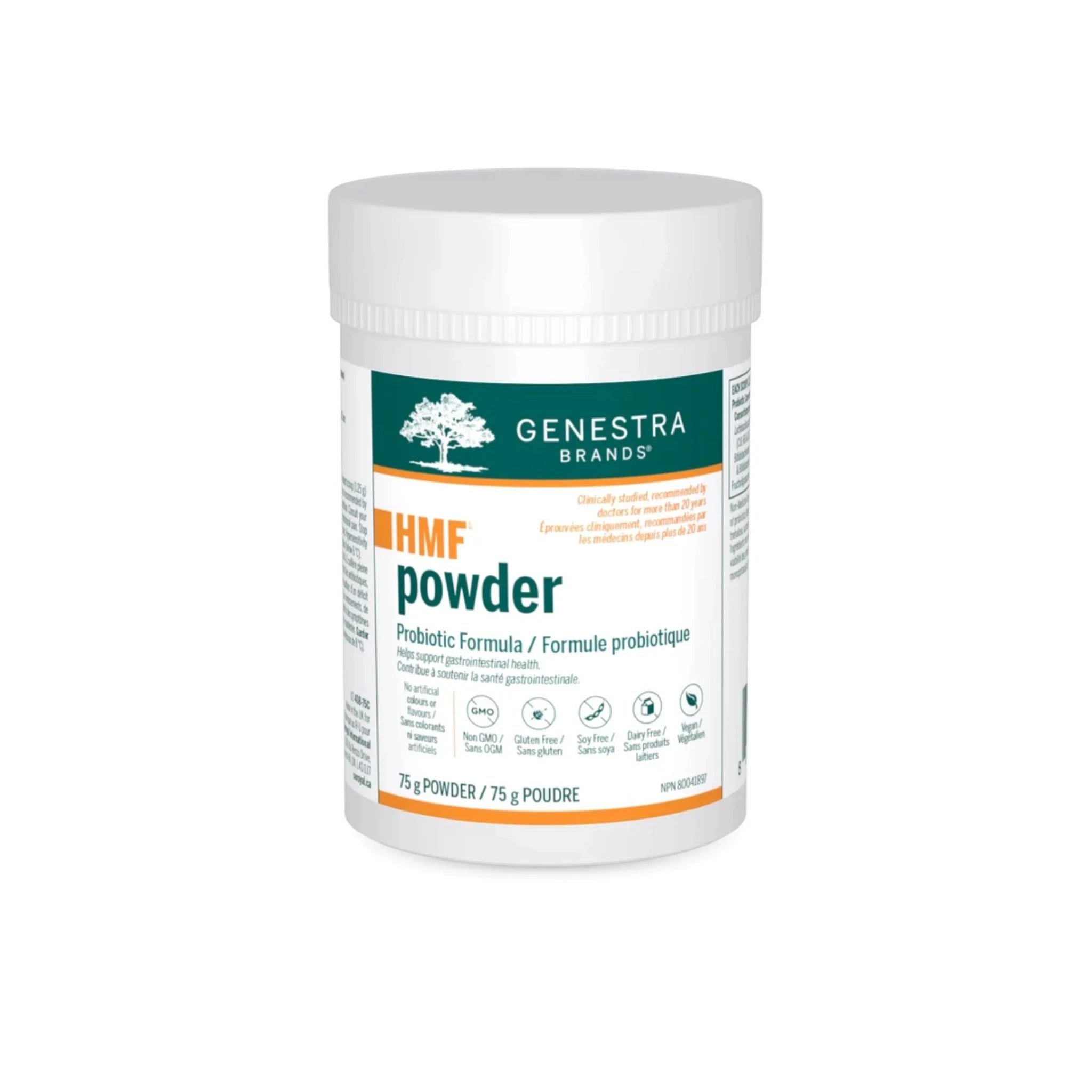Genestra Brands HMF Powder Probiotic Formula (75g) - Nature's Source Inc