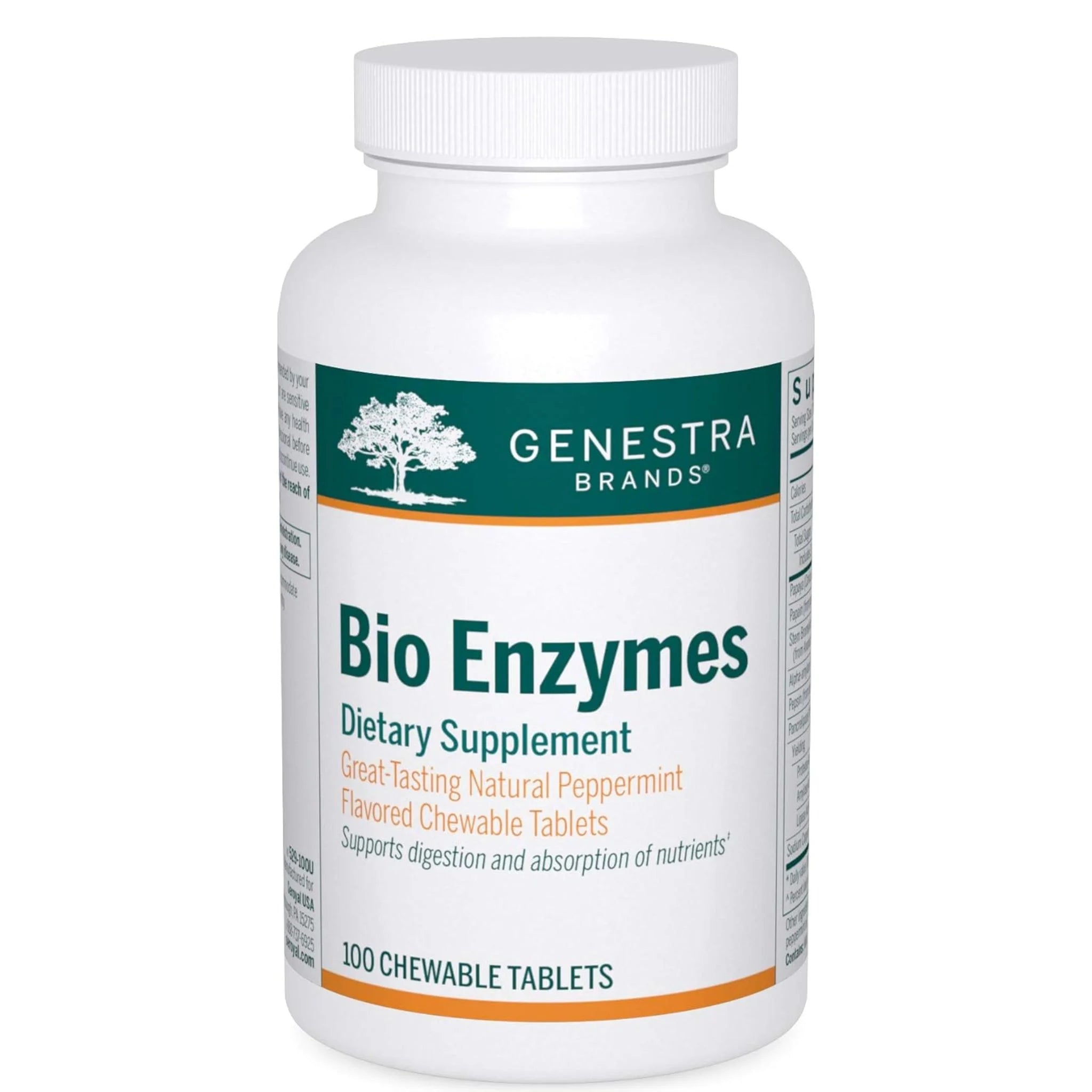 Genestra Brands Bio Enzymes 100 Tablets - Nature's Source Inc