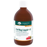 Genestra Brands Cal Mag Raspberry Liquid 450ml - Nature's Source Inc