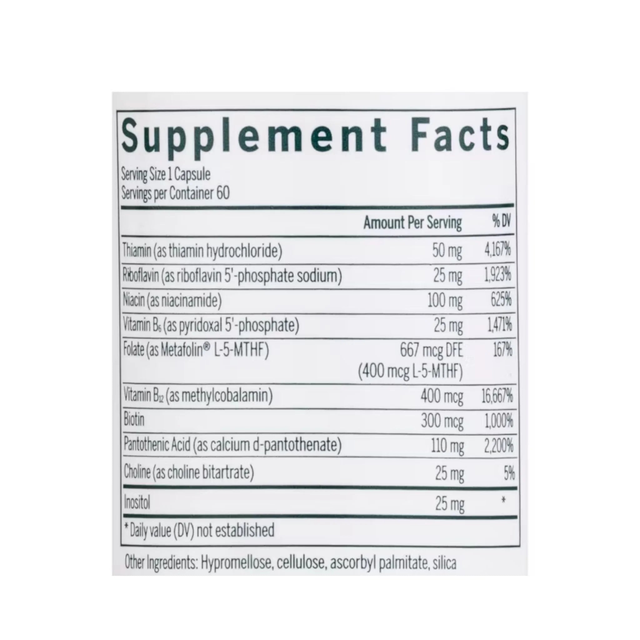 Genestra Brands Active B Complex Vitamin Supplement - 60 Veg Capsules