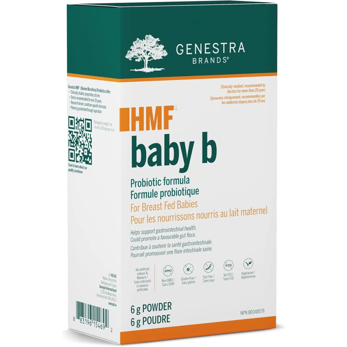 Genestra Brands HMF Baby B Probiotic Formula 6g