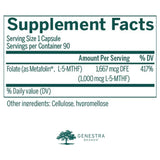 Genestra Brands Active Folate 1000 90vc