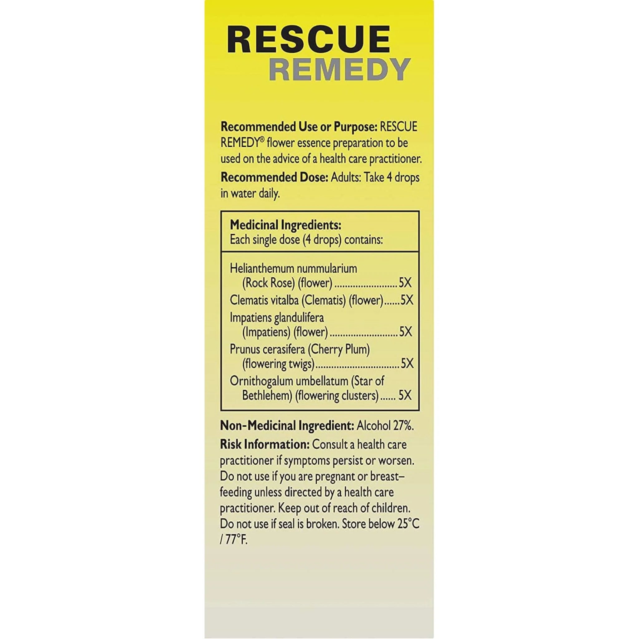 Bach Rescue Remedy Drops 10ml