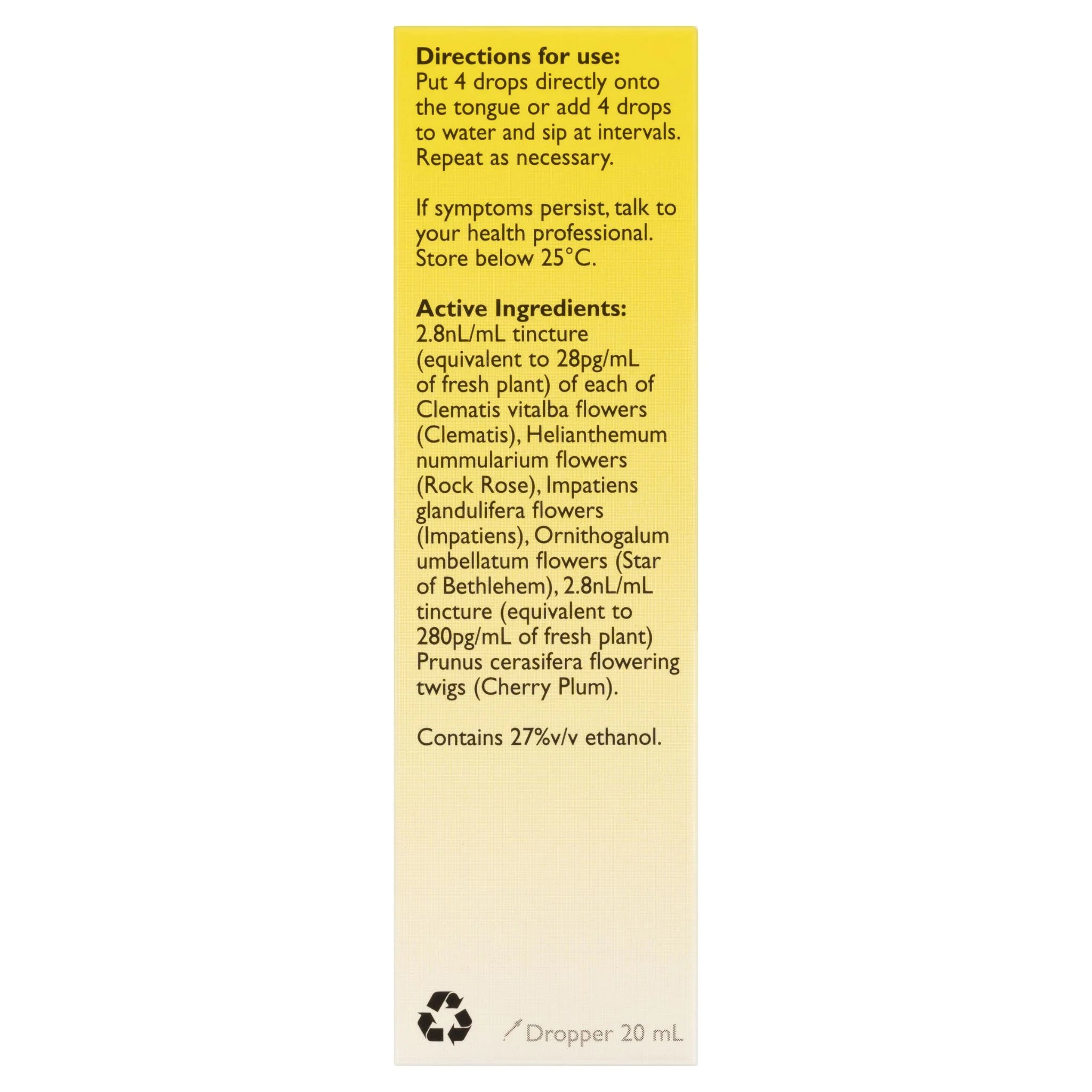 Bach Rescue Remedy Drops 20 ml