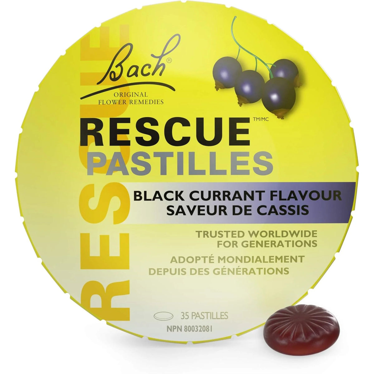 Bach Rescue Remedy Pastilles Black Currant 50 g