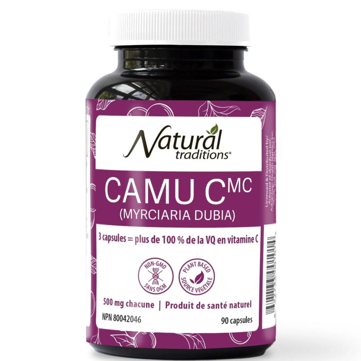 Natural Traditions Camu C Berry 500mg (90 Capsules)