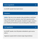 Allimax Stabilized Allicin (180 mg 90 Capsules)